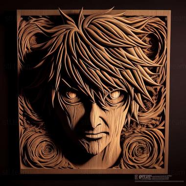 3D model Light Yagami   Death Note FROM NARUTO (STL)